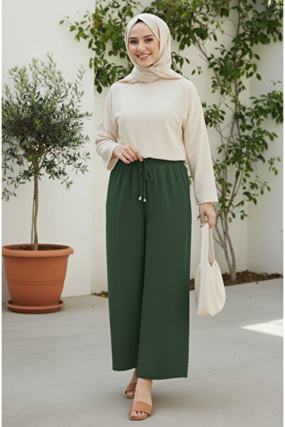 lavrisa Elastic Waist Ayrobin Trousers