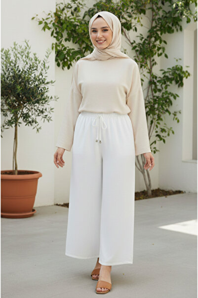 lavrisa Elastic Waist Ayrobin Trousers - Lvr005