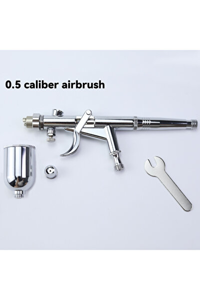 choice2 0.5 Gravity-Feed Dual-Action Pistol Grip Airbrush Trigger-type Fan Sp...
