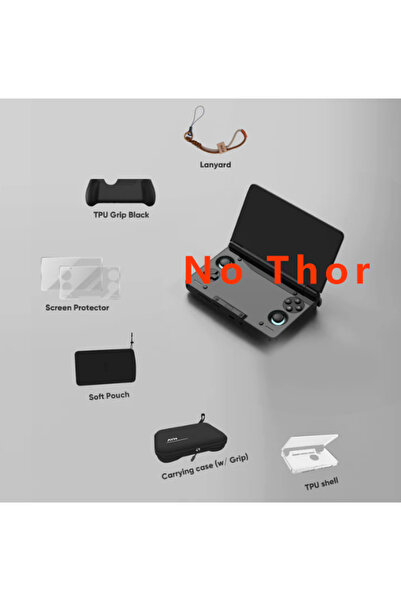 Choice6 Black Suit AYN THOR Dual Screen Flip Up Handheld Device Gaming Access...