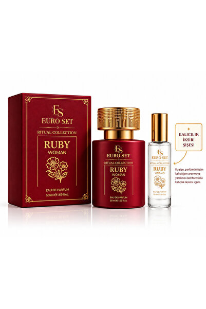 Ruby EDP Kadın Parfüm 50ml + 10ml Kalıcılık İksiri