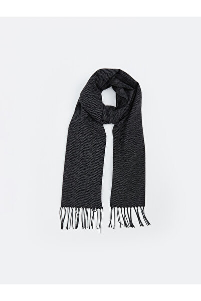 LC Waikiki Lcw Accessories Anthracite Plain Men's Scarf with Nevavm Difference