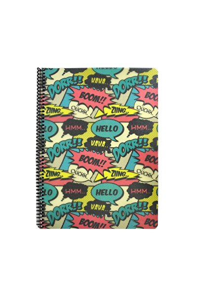 Mynote Flex up Notebook A4 40 Yp Squared Speech Bubble