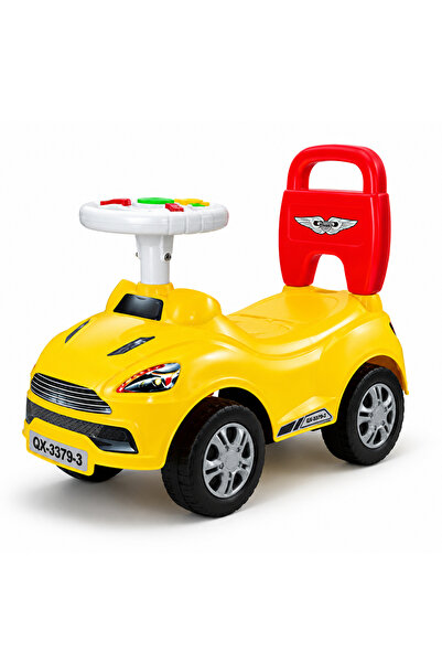 Galaxy Toys Kids Ride-On Push Car with Steering Wheel & Backrest – 52×19×23.5 cm