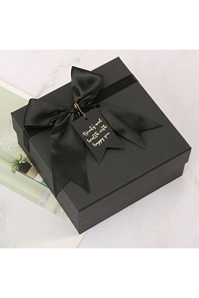 Choice 14x10x6cm 1PCS 1 PCS Black Nested Gift Box With Lid, Gift Packaging Bo...