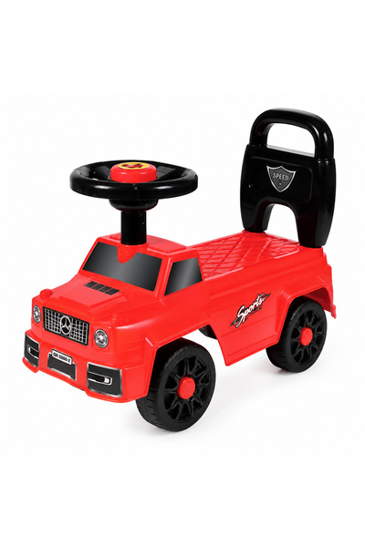 Galaxy Toys Kids 4-Wheel Ride-On Push Car with Steering Wheel – Assorted Colours