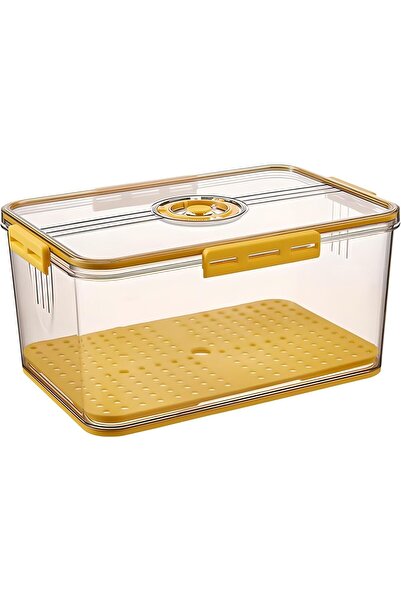 Arabest Vegetable and Fruit Storage Containers with Lids,Refrigerator Organiz...