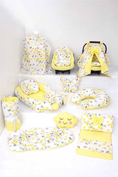 Umaybebek Babynest Puset Örtüsü Alt Açma Emzirme Yastığı Bel Destekli Ana Kuc...