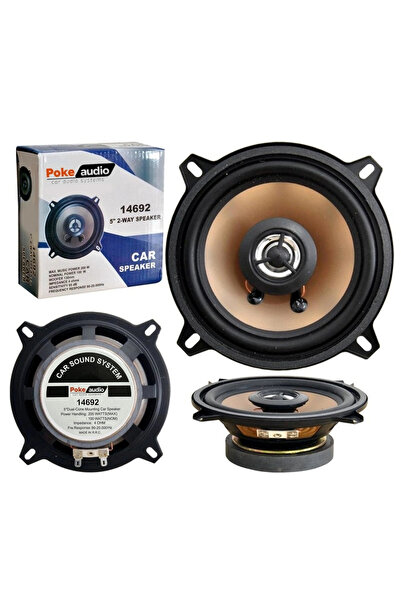 POLAXTOR POKE 2 ADET KAPI KOLON OTO HOPARLÖR 13CM 200W TWEETERLI