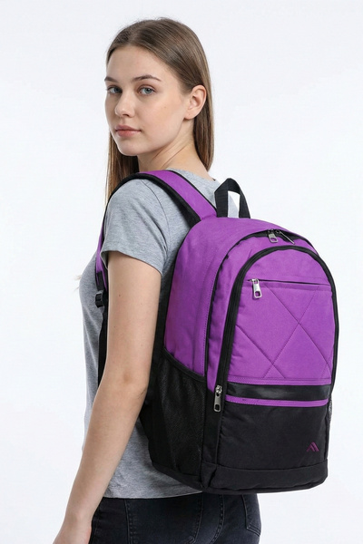 Fiyaka Byhakan Pl-0303 Geantă de școală și călătorie unisex violet