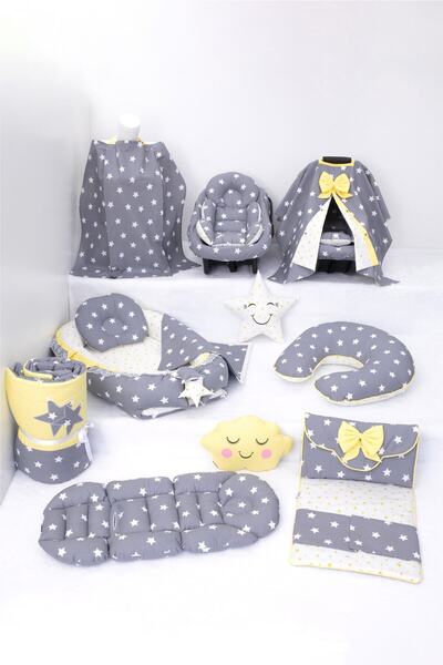 Umaybebek Babynest Puset Örtüsü Alt Açma Emzirme Yastığı Bel Destekli Ana Kuc...