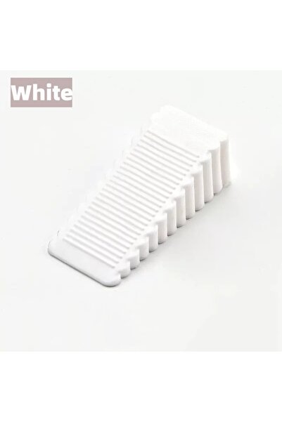 Choice1 9.5x4.0x2.7cm White Safety Silicone Door Stop Stoppers Block Wedge Do...