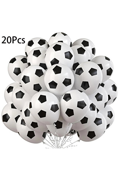 Choice 12inch 2 12/20 Pcs 12-Inch Football Balloons - Latex Decor for Birthda...