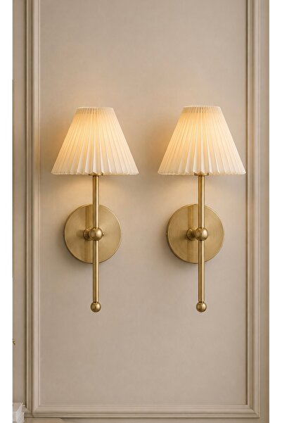 Buiva Modern Duvar Aplik Pilli Aplik Eskitme Gold Power Ledli Gövde Umbrella ...