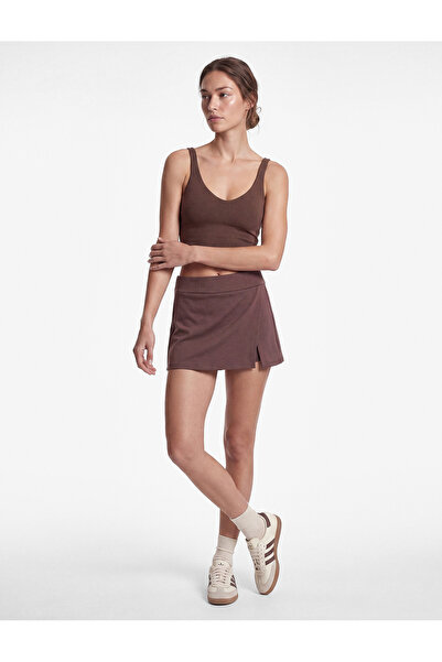 Koton Slim Fit Mini Sports Shorts Skirt with Slit Detail