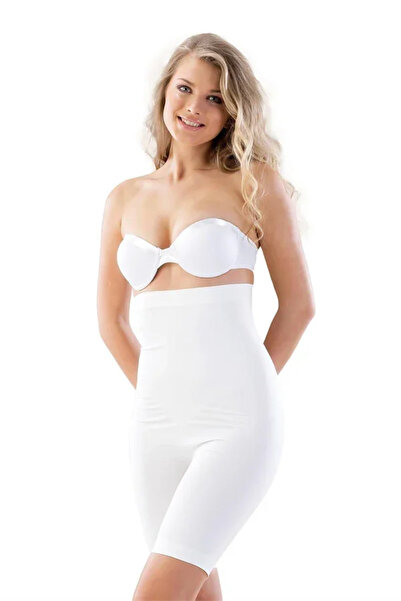 Veraura Lifestyle White High Waist Long Leg Corset