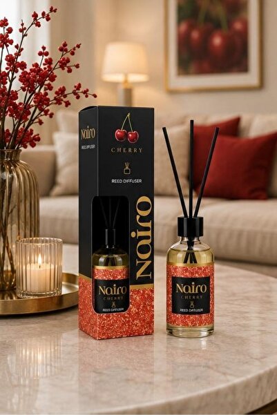 Zeria Home Çubuklu Oda Kokusu Uzun Süre Kalıcı Etkili 100ml Kiraz Kokusu