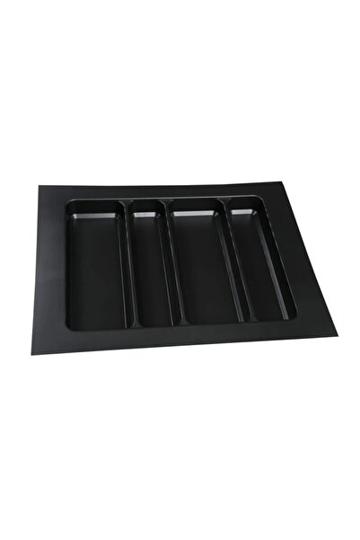 GörSeç 62x49 Cm Çekmece Içi Düzenleyici 62 Cm Kaşıklık 62 Cm Siyah Kepçelik (...
