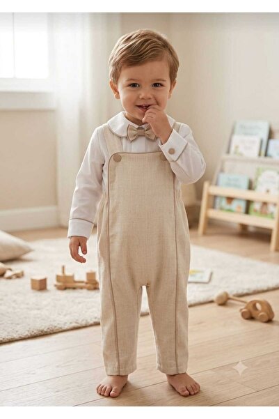 Lova ERKEK BEBEK PAPYONLU 2'Lİ TAKIM 3 Ay,6 Ay,9 Ay,12 Ay