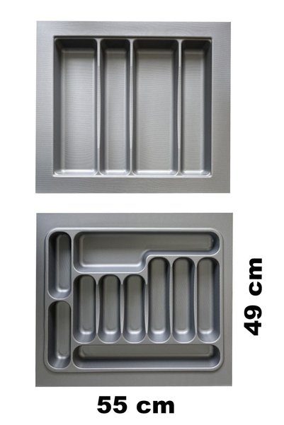 GörSeç 2li Set 55x49 Cm Düzenleyici 55 Cm Kepçelik & 55 Cm Kaşıklık (48X40 CM E KESİLEBİLİR) Organizer
