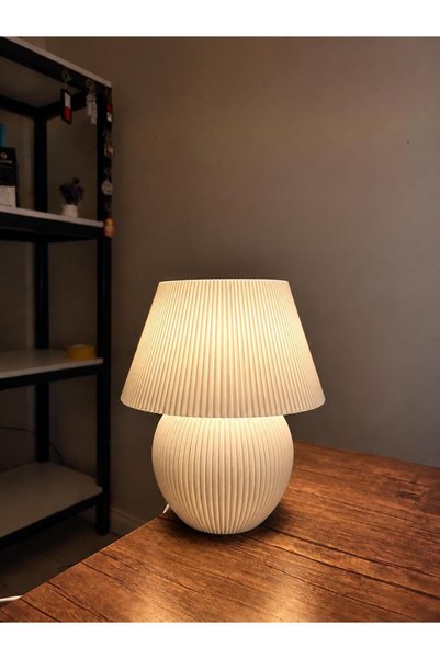 H&A 3D DESİGN Mushroom Abajur Modern Dekoratif Gece Lambası