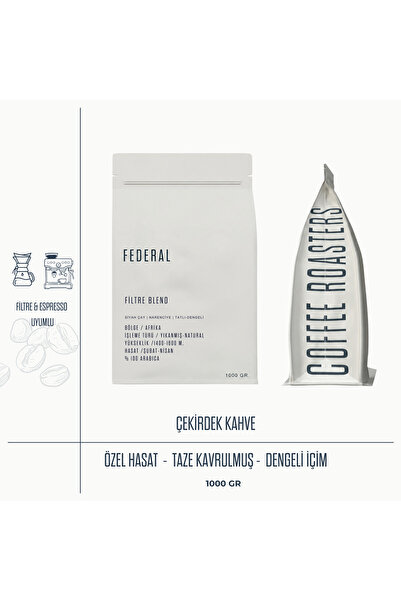 FEDERAL COFFEE COMPANY Filtre Blend (ÇEKİRDEK KAHVE) 1kg