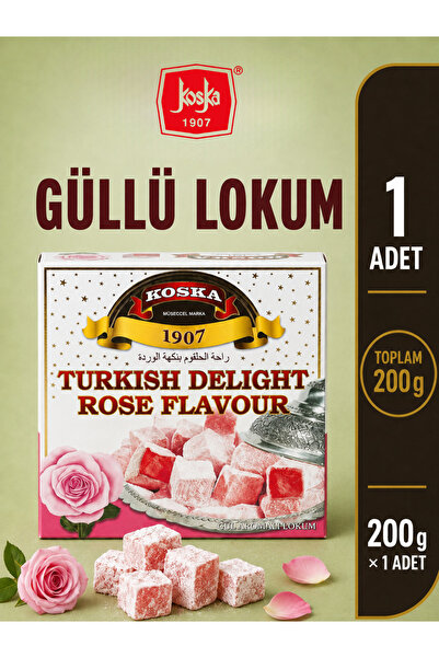 Güllü Lokum 200 Gr