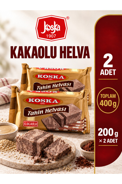 Koska Kakaolu Helva 2X200 Gr