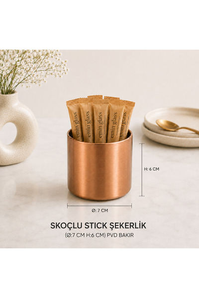 Genel Markalar EMİN SKOÇLU STİCK ŞEKERLİK PVD BAKIR ( 5 adet)