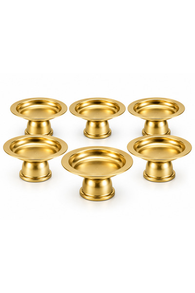 hopsepete Metal Gold Kaplama Kase Lokumluk Şekerlik Makaronluk Kahve Yanı Sun...