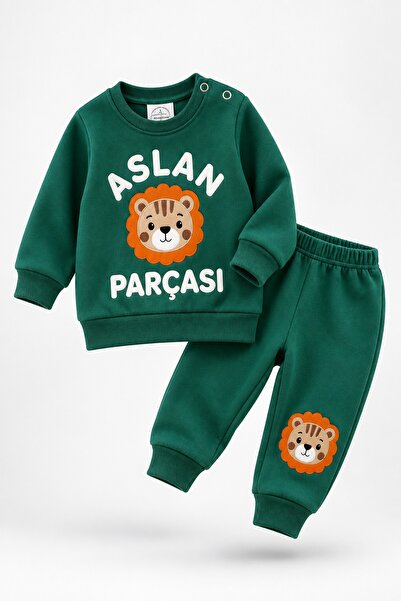 METEOR BABY Baby Boy Lion Embroidered 2-Piece Set - Seasonal Baby/Child Set