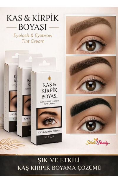 SİBELA BEAUTY GÜZEL GÖRMEK GÜZEL DÜŞÜNDÜRÜR Kirpik ve Kaş Boyama Kremi, Kirpi...