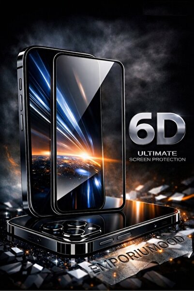 EMPORİUMOOD Oppo Reno15 Pro Ekran Koruyucu 6D Darbe Emici Kırılmaz Cam Ultra ...