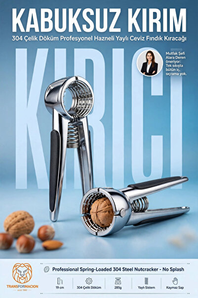 Transformacion 304 Stainless Steel Hazelnut and Walnut Crusher - 721349