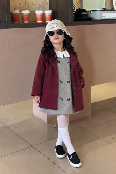 Minigimin Cicileri My Little One's 4-Piece Set with Floral Embroidery Dress a...