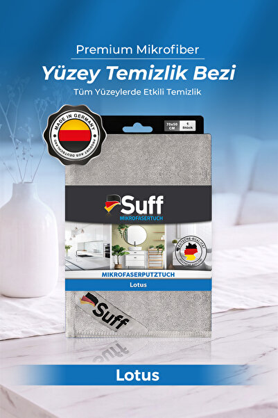 Suff قطعة قماش تنظيف من الألياف الدقيقة لوتس ذات سطح واسع ومدمجة من إينوكس مق...