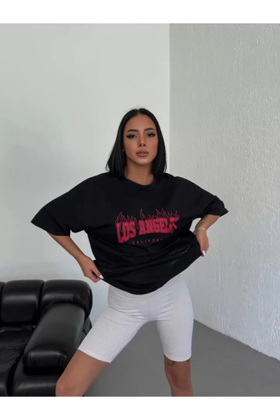 Wear Up Unisex T-Shirt Oversize με Μπλουζάκι Ποδηλασίας - Μαύρο