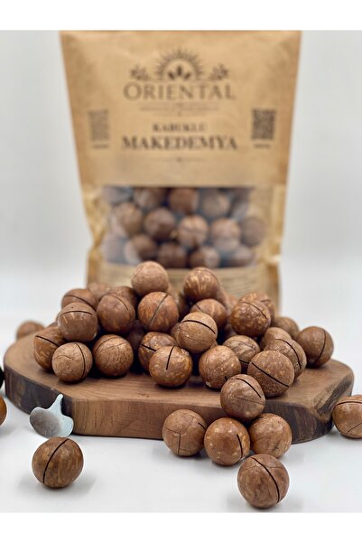Oriental Kabuklu Kavrulmuş Makademya Fındığı Vanilyalı 500 gr - Çıtır Çıtır &...