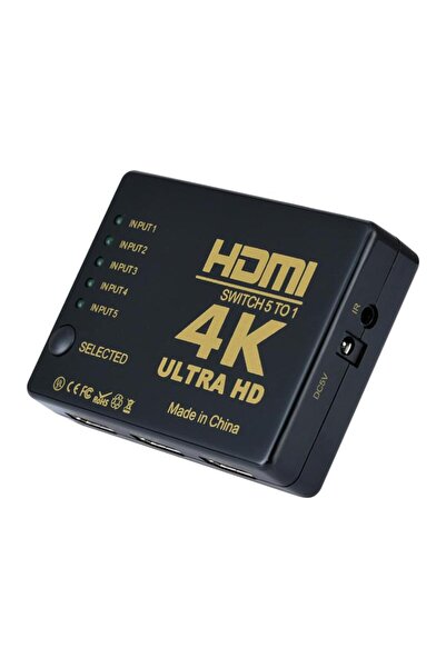 Onten Gplus IFSWT-501 5 Port Kumandalı 4K 2160p 3D Uyumlu HDMI Switch
