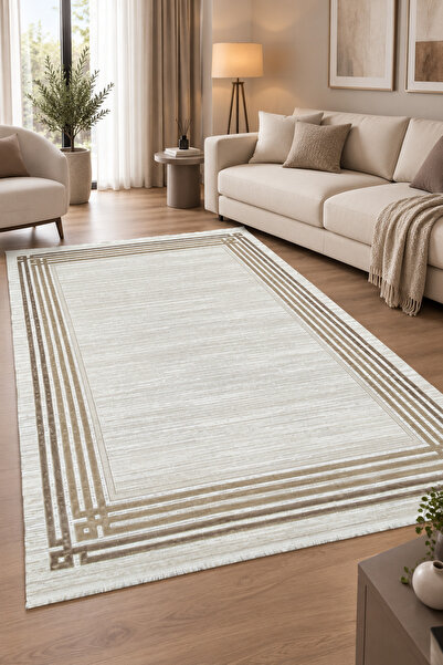ünalcarpet 4 Metrekare - 6 Metrekare Bambu Tarz Modern Salon Oturma Odası Mut...