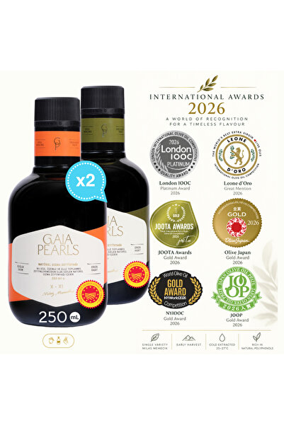 GAIA PEARLS İKİLİ GURME SET 250 ml x2 Avrupa Birliği Coğrafi İşaretli Milas M...