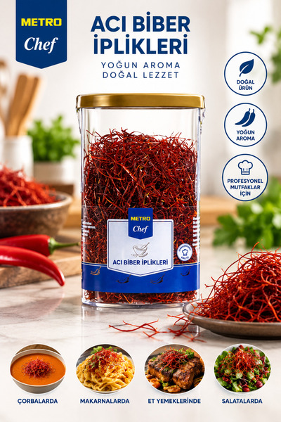 Metro Chef Acı Biber İplikleri 20gr
