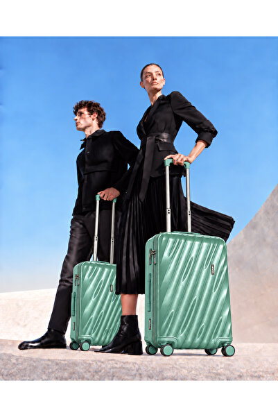 WAF Luggage Set WAVE 3PCS 20/24/28 Inch ABS & Polycarbonate Suitcase Set طقم ...