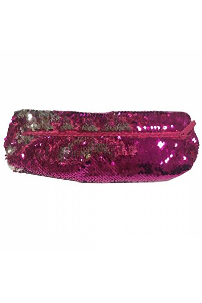 pape Pen Holder Cylinder Sequined Pink