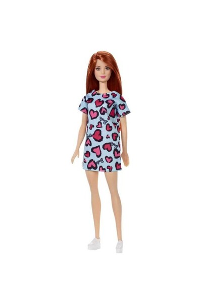 Barbie Kızıl Saçlı Oyuncak Bebek T7439-ghw48