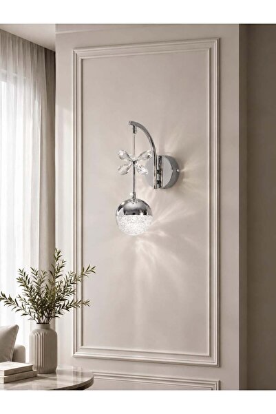 OSC HOME AYDINLATMA TASARIM Led Aplik Lüx Krom 3 Ayrı Işık Yanma Özelligine S...