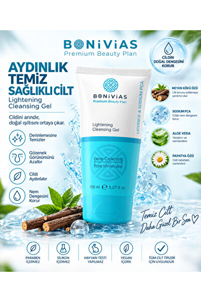 BONİVİAS Bonivias Brightening Face Body Cleansing Gel