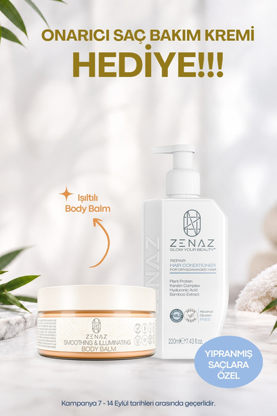 Zenaz Cosmetics Body Balm Pürüzsüzleştirici & Aydınlatıcı Işıltılı Vücut Balsamı