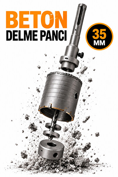 Trendhane SDS Plus 35 mm Beton Delme Panç Adaptörü