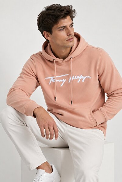 Tommy Hilfiger Organic Cotton Signature Embroidery Logo Sweatshirt